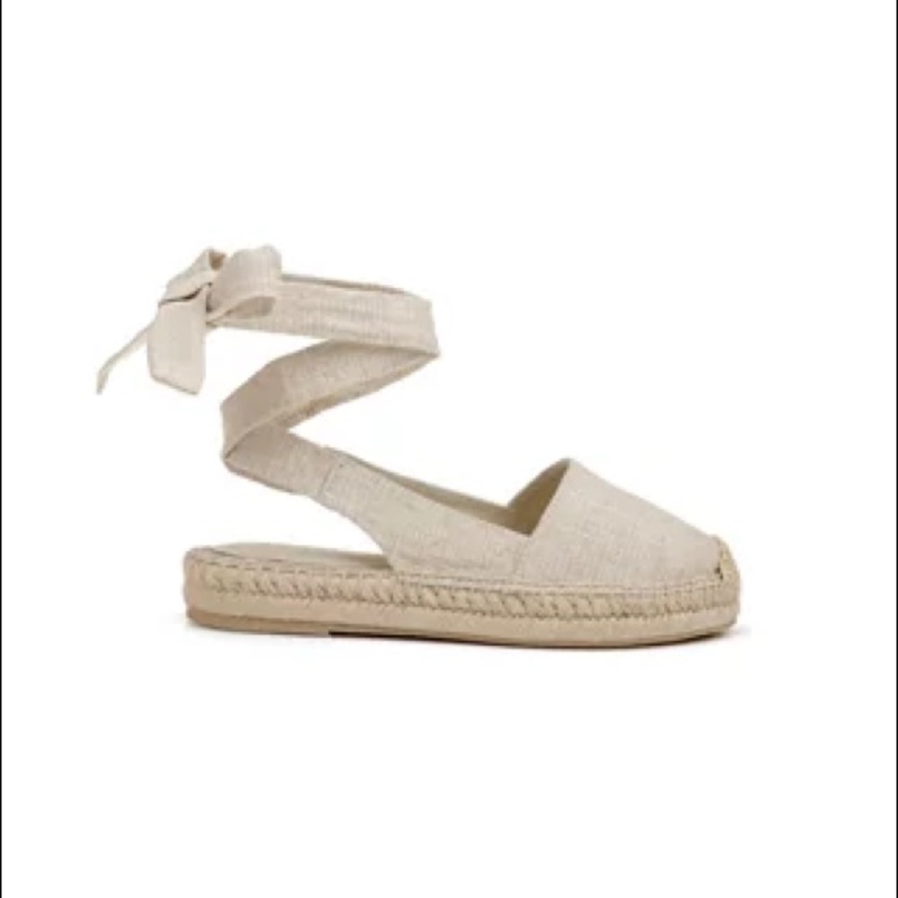 Rampage Betty Espadrille Flats Lace-up 
Closure Size 9 Tan